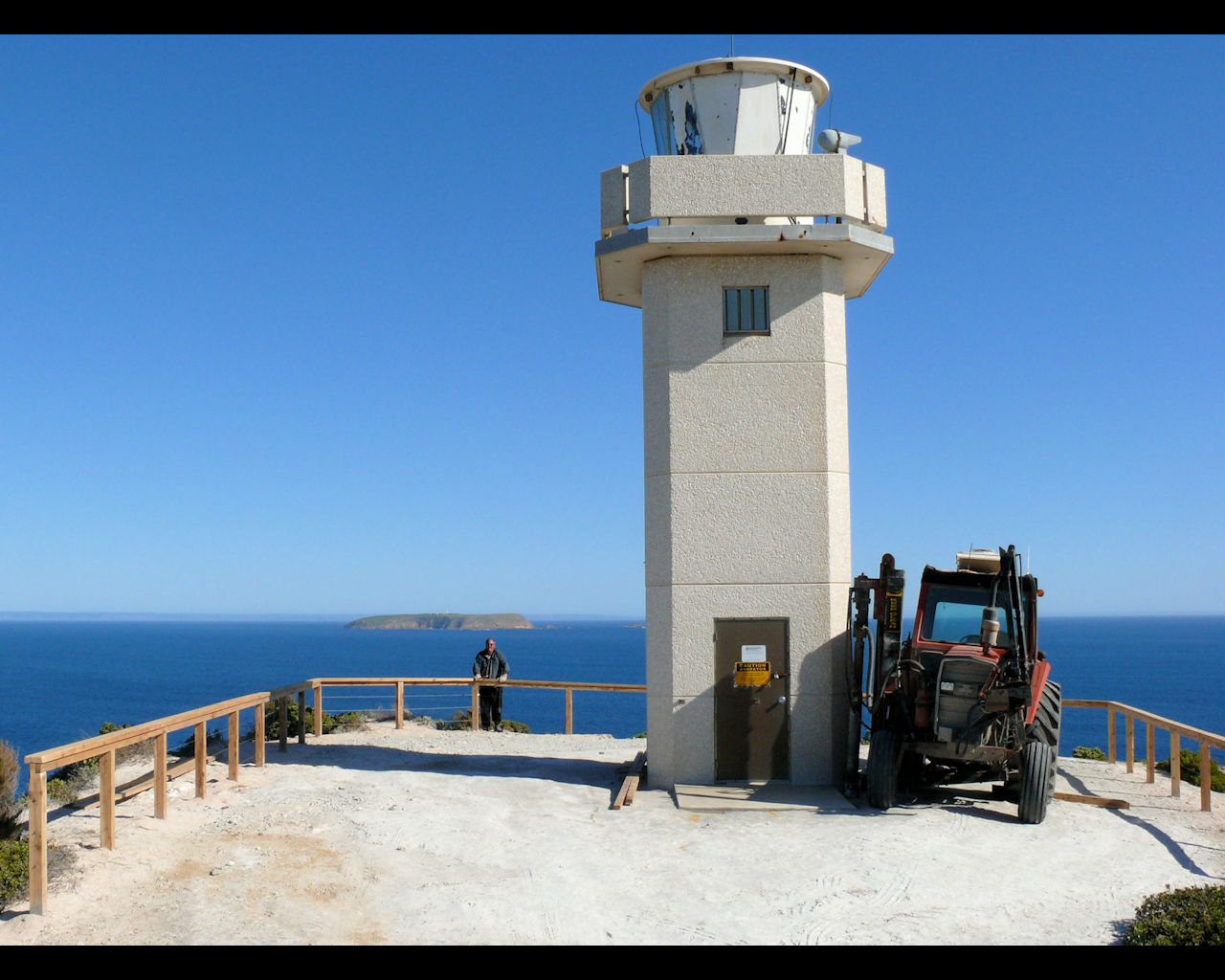 Barrier Fence in Cyprus Pine
